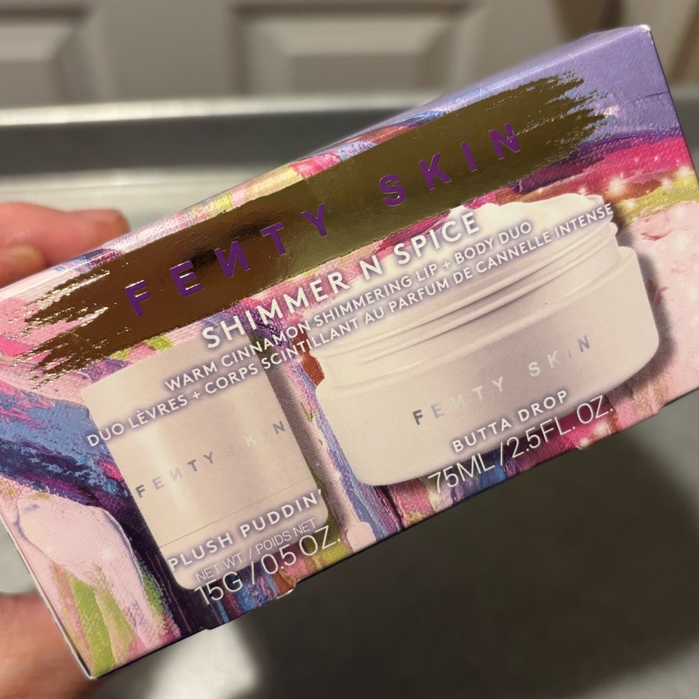 Fenty Skin Shimmer N' Spice Duo - Purple, Pink, Gold Accents
